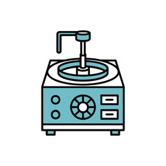 Laboratory Centrifuge icon vector on White Background ,Vector Art Illustration on white background.