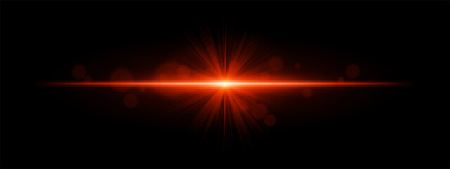 Light burst. Star-shaped flash with radial rays and soft bokeh on black background, ideal for magic, fantasy or romantic glow effects.