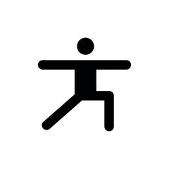 Exercise Silhouette Icons Set | Fitness Workout Poses Vector