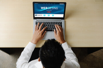 Website design software provide modish template for online retail business and e-commerce