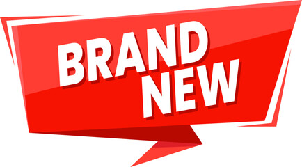 Brand New Red Banner for Product Launches & Fresh Arrivals - Modern Announcement Design