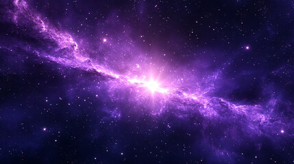 Abstract cosmic light burst radiates vibrant energy with smooth fading gradient and scattered stars. Evokes space, mystery, and cosmic wonder with dynamic luminous effects on a dark background.

