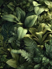 Fototapeta premium Fresh Foliage Background.