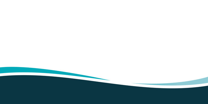 Abstract wave footers background illustration