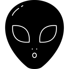 Naklejka premium Alien Icon