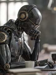 artificial intelligence expert work in a digital workspace