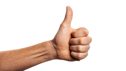 hand showing thumbs up