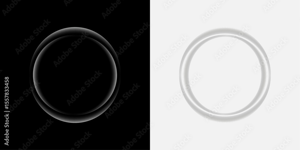Poster png flash particle vortex with glowing spiral ring and swirling light twist in circular magic backgr