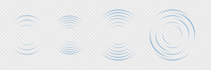 Wifi wave light effect. Png Radar sensor, beep technology, digital sign. Png Transparent neon circle symbol. wireless internet connection. Radar or sonar with wireless technology emitting 