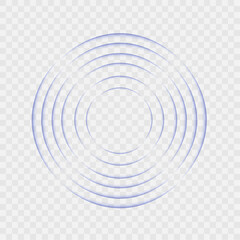 Wifi wave light effect. Png Radar sensor, beep technology, digital sign. Png Transparent neon circle symbol. wireless internet connection. Radar or sonar with wireless technology emitting 