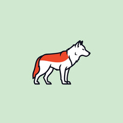 wolf vector illustration