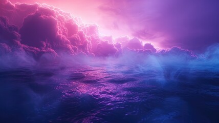 Fototapeta premium Abstract image of gradient texture with pink and blue hues. Digital artwork of gradient pink and blue color background. Modern and vibrant background. Blurring vibrant color background. AIG53.