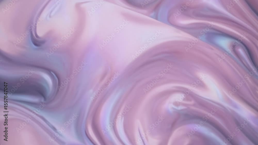 Poster iridescent acrylic pouring generating mesmerizing liquid art with dynamic swirls, blending pearlesce