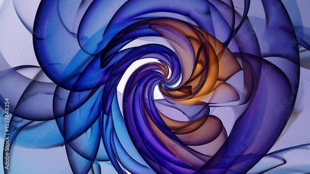 Poster colorful abstract shapes swirl and morph, creating a mesmerizing visual experience with their dynami