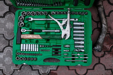 Various Tools in the Box Belt Wrenches