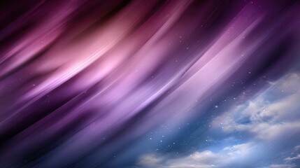 Fototapeta premium A stunning abstract image showcasing flowing lines of purple and blue, mimicking the night sky, This artwork can be used for digital backgrounds, website themes, or creative projects,