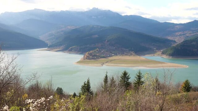 Bicaz mountain lake