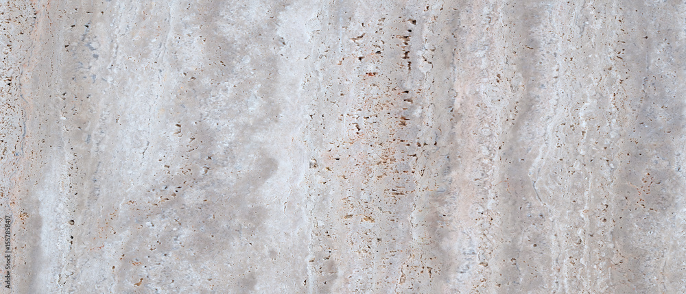Poster White gray wall with cracks and holes. wall is covered with white paint and has rough texture background for  web banner.