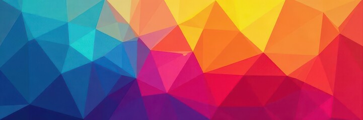 Obraz premium Vibrant geometric shapes, abstract color gradients , geometric background, poster