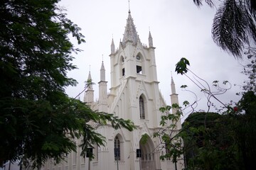 church on the sky