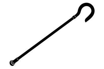 Classic Shepherd&rsquo;s Staff Illustration for Biblical Themes