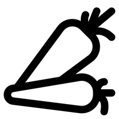 food icon with transparent background, with line design style