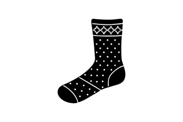 Charming Wool Socks Drawing for Winter Home Decor