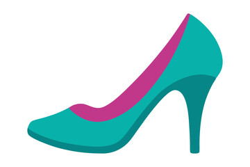 High-Heeled Samba Dance Shoes Icon for Carnival Fashion Graphics