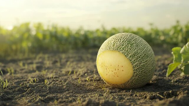 Colorful abstract Melon scene
