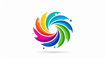 abstract background with colorful waves