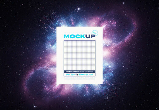 Vertical Galaxy Image Mockup