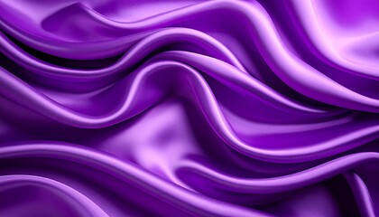 Purple Silk Drape with Abstract Texture.