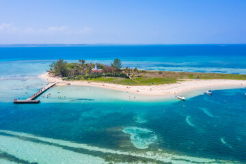 Isla de Enmedio, Veracruz, México. Enclavada en el Golfo de México, se trata de una reserva...