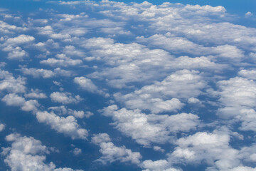 blue sky and clouds. Blue sky and clouds shot from a very high position.