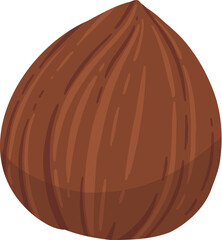 Coconuts and coconut half with leaves isolated on a white background. Vector illustration cartoon flat coconut icon isolated on white background.
