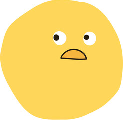 Collection of yellow emoji faces with various expressions: happy, sad, surprised, cool, and loving. Cute and playful emoji designs in a fun style. Hand drawn cute emoticon illustration icon. Vector