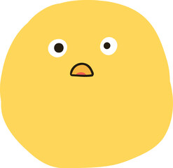 Collection of yellow emoji faces with various expressions: happy, sad, surprised, cool, and loving. Cute and playful emoji designs in a fun style. Hand drawn cute emoticon illustration icon. Vector