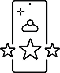 Influencer Vlog icon vector illustration. Contains such icon as Micro influencer, Social media, Selfie, Live, Creator and more. Expanded Stroke