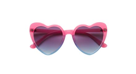 Pink Heart Shaped Sunglasses for Summer