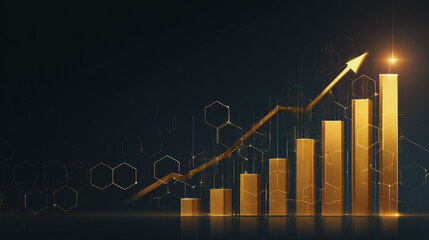 Abstract black background with Colorful charts and graphs with statistics to innovative analyze business potential and forecast future development of companies growth.on world map background network 