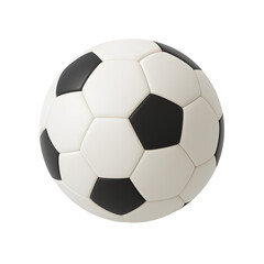 Fototapeta premium Classic Soccer Ball Design for Sporting Events and Games Transparent Background