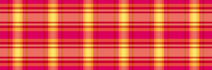 Vibrant pink and gold plaid pattern. Perfect for textile design, website backgrounds, or fashion illustrations. This cheerful, energetic design evokes feelings of warmth and optimism.