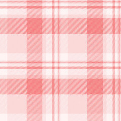 Delicate pink and white plaid pattern.  Perfect for textile design, backgrounds, or fashion projects.  Subtle texture adds visual interest.  Evokes feelings of softness, femininity, and spring.