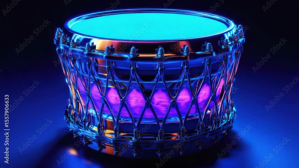Poster colorful, transparent glass bowl with intricate design and crystal structure. light refracts through