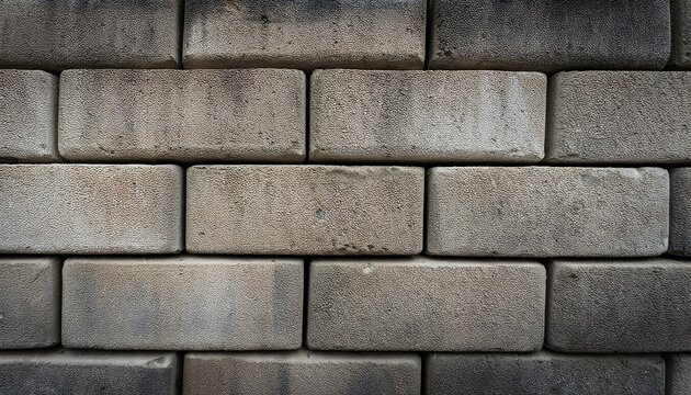 large and dirty cinderblocks wall background or texture
