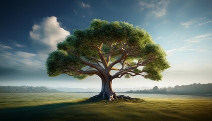 Fototapeta premium sitting tree