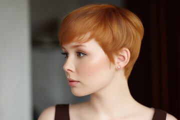 Transformative haircut experience at a modern salon with skilled hairstylist creating a bold new look for a client