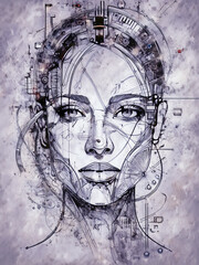 robotic woman 