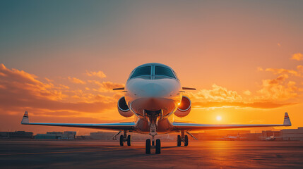 Private Jet created with Generative AI Technology, ai, generative