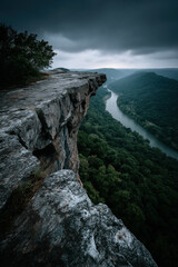 Scenic Overlook Ozarks created with Generative AI Technology, ai, generative